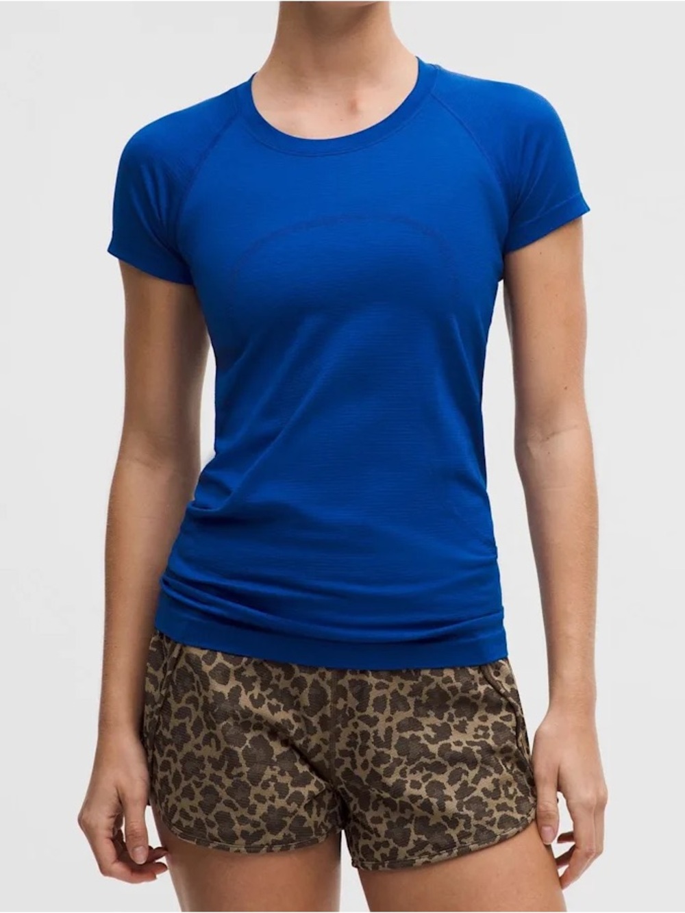 Lululemon Swiftly Tech Short Sleeve 2.0 Cerulean Blue Size 8
